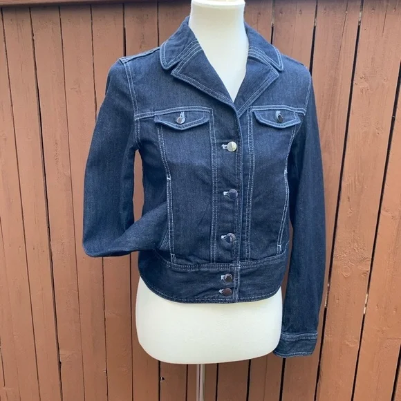 T Tahari | NWT Jean Jacket Size Small - Picture 5 of 13